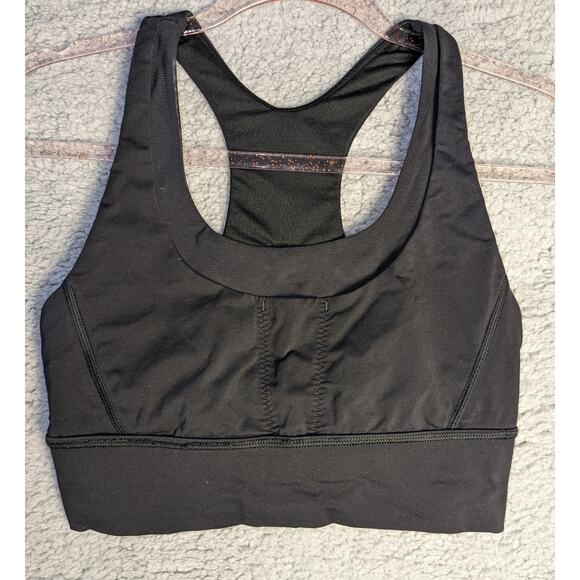 Lululemon Other - Lululemon Size 8 Womens Black Glide & Stride Sports Bra Yoga Fitness Gym Workout